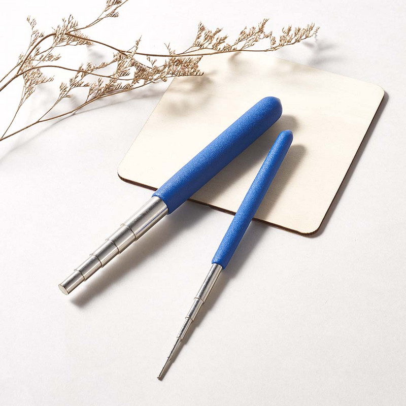 2db/készlet Vashuzal tekercselő rudak Huzalcsomagoló eszköz barkács ékszerkészítéshez, hurokméret: 1,5mm/1,7mm/2,7mm/3,8mm/5mm/6mm/7mm/8mm/9mm/10mm