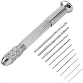 Burghiu manual pentru metal, bijuterii, echipamente pentru instrumente