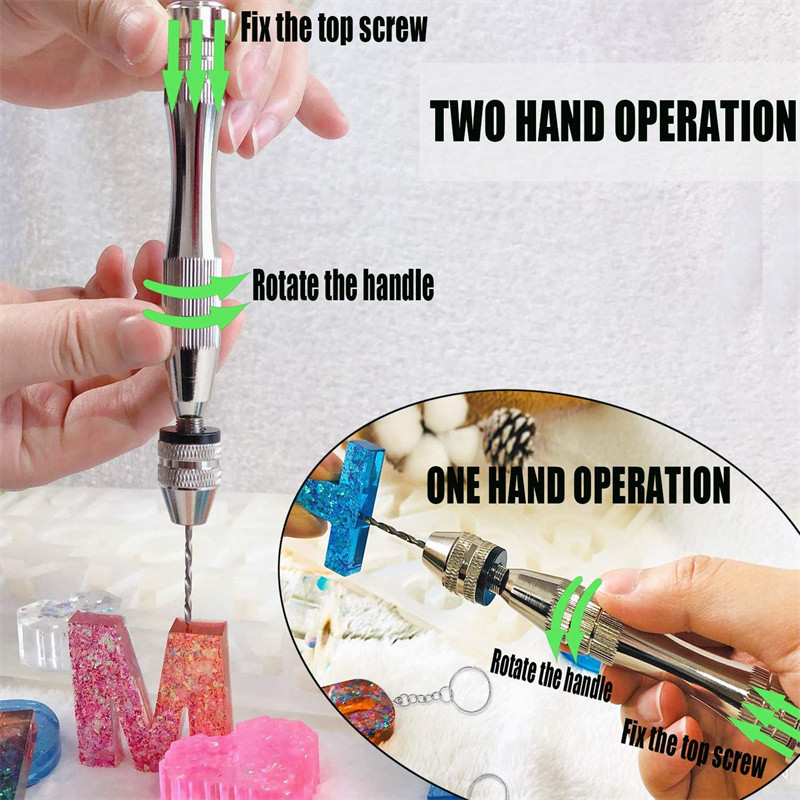 Burghiu manual pentru metal, bijuterii, echipamente pentru instrumente