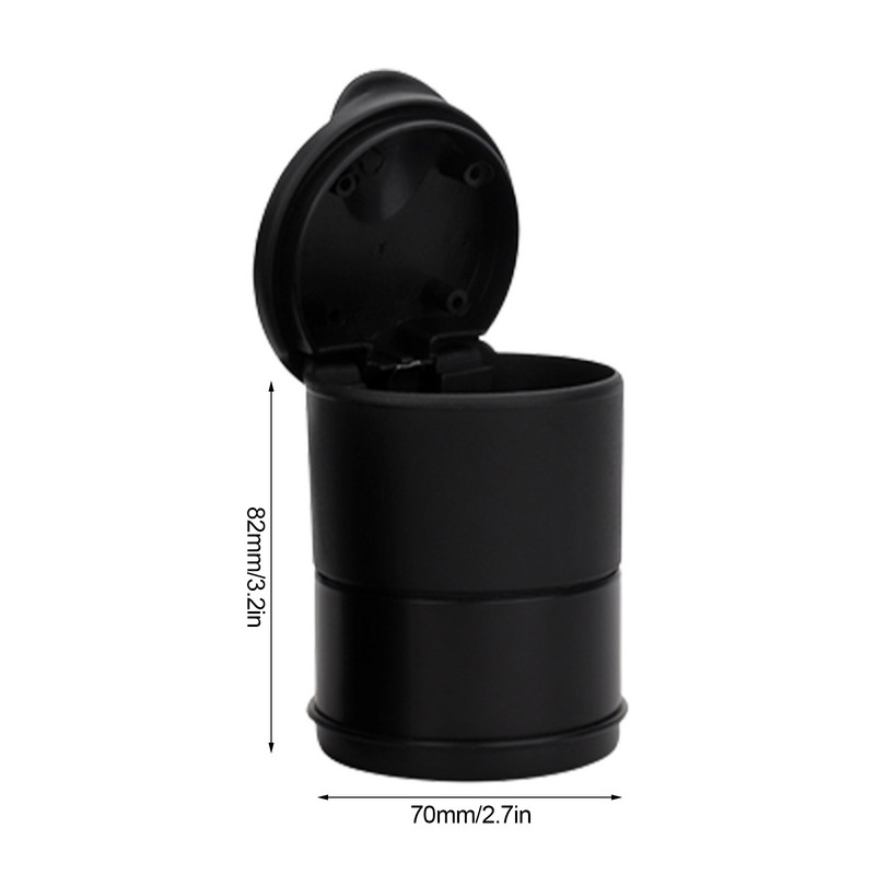 1 buc Scrumieră portabilă pentru mașină cu fum LED pentru țigară cenușă susține ceașcă Indicator luminos automat Scrumieră Suport pentru pahare
