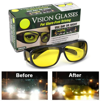 Очила за нощно шофиране Автомобилни слънчеви очила за нощно виждане Шофьорски очила Слънчеви очила UV защита Очила Слънчеви очила Очила за шофиране