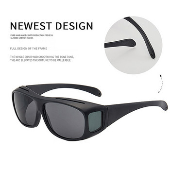 New Style Car Night Vision γυαλιά ηλίου για οδήγηση Γυαλιά Unisex Driver HD Night Day Driving Wrap Around Around Anti Glare γυαλιά ηλίου