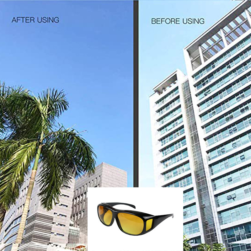 New Style Car Night Vision γυαλιά ηλίου για οδήγηση Γυαλιά Unisex Driver HD Night Day Driving Wrap Around Around Anti Glare γυαλιά ηλίου