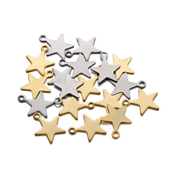 20/50Pcs Ανοξείδωτο μενταγιόν Star Moon Charms για DIY Σκουλαρίκια Κολιέ Βραχιόλι Κρεμαστά Χειροτεχνία Αξεσουάρ κατασκευής κοσμημάτων