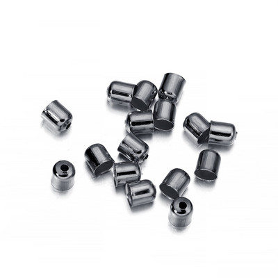 50-100 τμχ Χάντρες Καπέλα Δερμάτινα κορδόνια Πόρπη Finding End Tip Tassel Caps ForFashion Jewelry Making DIY Handmade Jewelry Finding