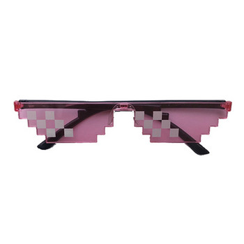 Thug Life Μωσαϊκά Γυαλιά Γυαλιά ηλίου Ανδρικά Γυναικεία 8 Bit κωδικοποίησης Pixel Trendy Cool Super Party Funny Vintage Shades Γυαλιά