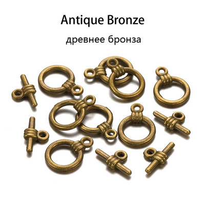 20 σετ/παρτίδα Μεταλλικά κουμπώματα εναλλαγής OT Κουμπώματα εναλλαγής άγκιστρα Σύνδεσμοι για DIY κοσμήματα Κατασκευή ευρήματα Αξεσουάρ Προμήθειες Βραχιόλι