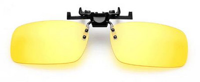 1Pc Car Night Safety Driving Glasses Clip σε γυαλιά ηλίου Γυαλιά νυχτερινής όρασης για άνδρες Γυναικεία Αντιθαμβωτικά γυαλιά οδήγησης γυαλιά ηλίου