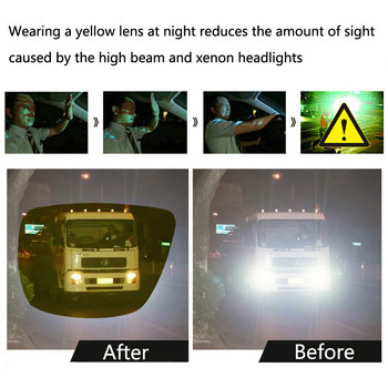 Γυαλιά οδήγησης νυχτερινής όρασης Γυαλιά ηλίου αυτοκινήτου Γυαλιά οδήγησης αυτοκινήτου Προστασία από υπεριώδη ακτινοβολία Polarized γυαλιά ηλίου Γυαλιά