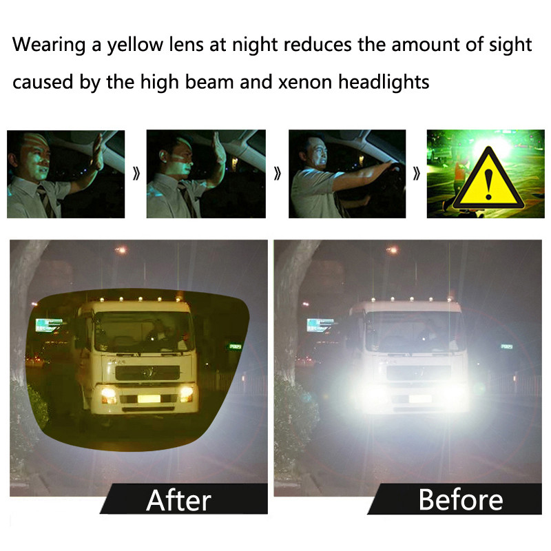 Ochelari de protecție pentru șofer cu vedere nocturnă Ochelari de soare Ochelari de conducere auto Protecție UV Ochelari de soare polarizați Ochelari de vedere