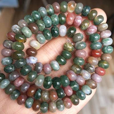 Naturaalsed Rondelle kivist helmed Abakuse kvartsahhaaadid Labradoriit Lapis Lazuli lahtised helmed käsitsi valmistatud ehete käevõru DIY valmistamiseks