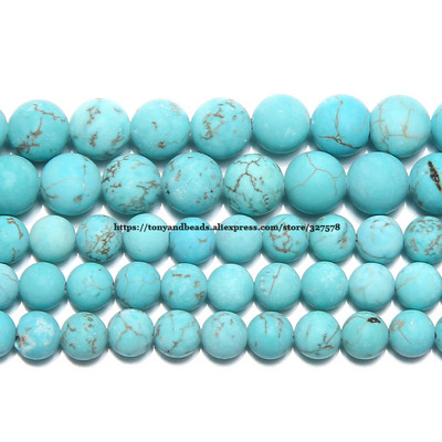 Piatră naturală Mat Ochi de tigru Agat Jasp Turcoaz Mărgele libere rotunde 15" șuvițe 6 8 10 MM Dimensiune alegere