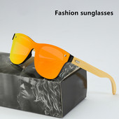 Természetes fából készült napszemüveg férfi polarizált divat vezető szemüveg eredeti fa Oculos de sol masculino