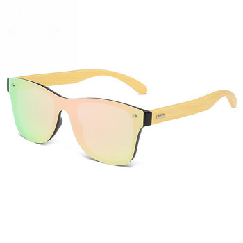 Слънчеви очила от естествено дърво Мъжки поляризирани модни шофьорски очила Оригинални дървени Oculos de sol masculino