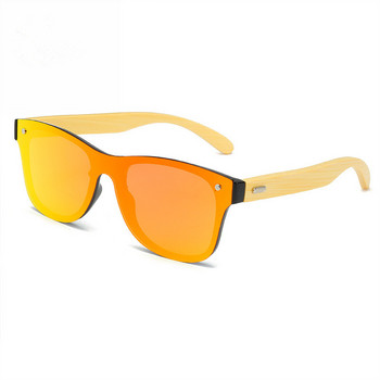 Слънчеви очила от естествено дърво Мъжки поляризирани модни шофьорски очила Оригинални дървени Oculos de sol masculino