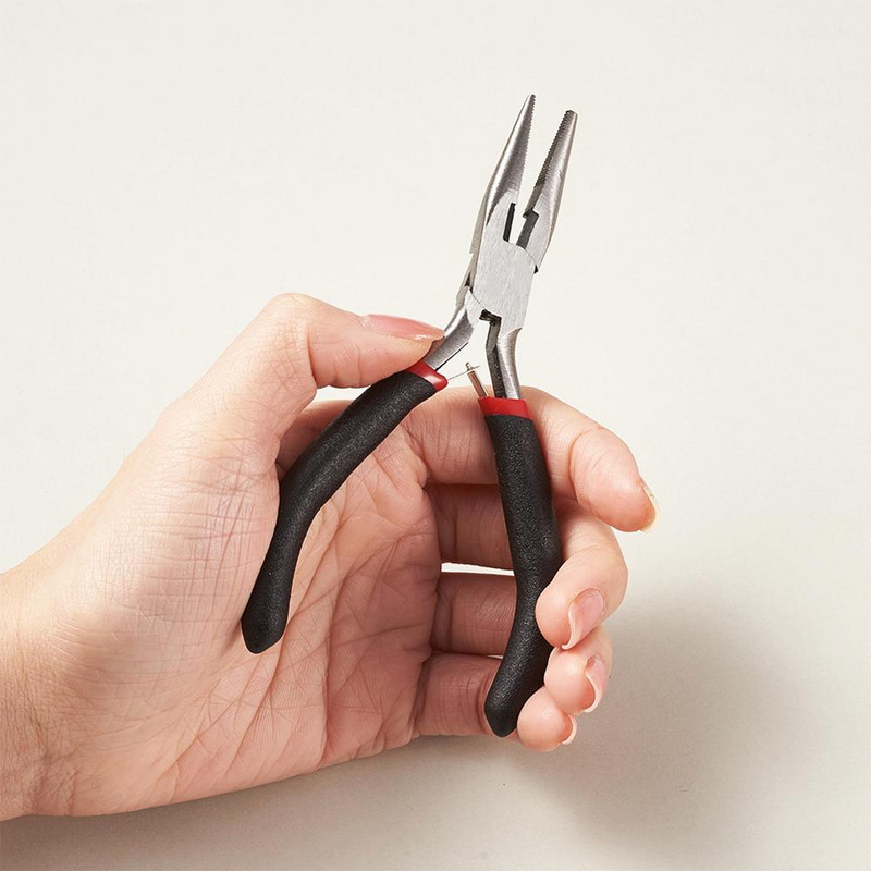 pandahall ékszer fogó szerszámok orrhuzal vágás orrfogó polírozás ékszerekhez barkács készítés kézzel készített kiegészítő eszköz F85