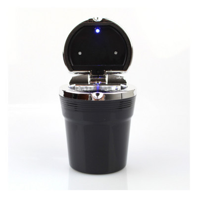 Τασάκι αυτοκινήτου 100% μάρκας με ελαφρύ LED αφαίρεσης καπνού από τσιγάρο Ταξίδι κύλινδρος τέφρας αυτοκινήτου Αξεσουάρ αυτοκινήτου για ποτηροθήκη χωρίς καπνό