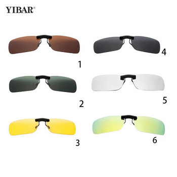Unisex Polarized Clip On Driving Glasses Day Vision UV400 Lens Driving Night Vision Riding Glasses Sunglasses