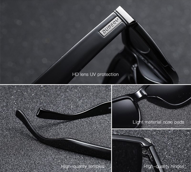 DUBERY poliarizuoti akiniai nuo saulės Vyriški vairavimo šešėliai Vyriški akiniai nuo saulės vyrams Retro Pigūs Prabangūs Prekės ženklo Dizaineris Oculos