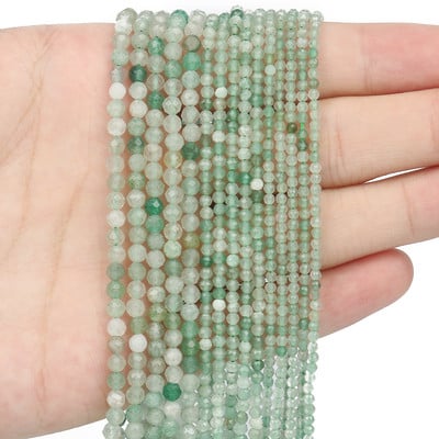 2 3 4 mm-es természetes kővel csiszolt kék zafír kis derék mag Kerek gyöngyök ékszerkészítéshez barkácsolás karkötő nyaklánc kiegészítők