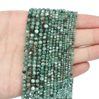 2 3 4 mm-es természetes kővel csiszolt kék zafír kis derék mag Kerek gyöngyök ékszerkészítéshez barkácsolás karkötő nyaklánc kiegészítők