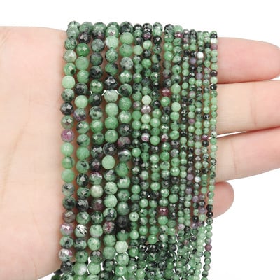 2 3 4 mm-es természetes kővel csiszolt kék zafír kis derék mag Kerek gyöngyök ékszerkészítéshez barkácsolás karkötő nyaklánc kiegészítők