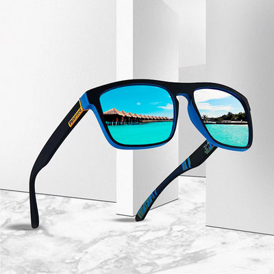 DJXFZLO 2022 New Fashion Guy`s Sun Glasses Поляризирани слънчеви очила Мъжки класически дизайн Огледало Квадратни дамски слънчеви очила Дамски