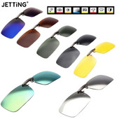 Unisex Polarized Clip σε γυαλιά ηλίου Near-sighted Driving Night Vision Lens Anti-UVA Anti-UVB Cycling Riding Riding Sunglasses