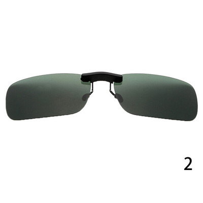 Unisex Polarized Clip σε γυαλιά ηλίου Near-sighted Driving Night Vision Lens Anti-UVA Anti-UVB Cycling Riding Riding Sunglasses