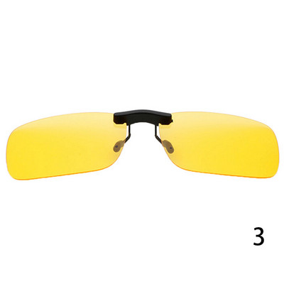 Unisex Polarized Clip σε γυαλιά ηλίου Near-sighted Driving Night Vision Lens Anti-UVA Anti-UVB Cycling Riding Riding Sunglasses