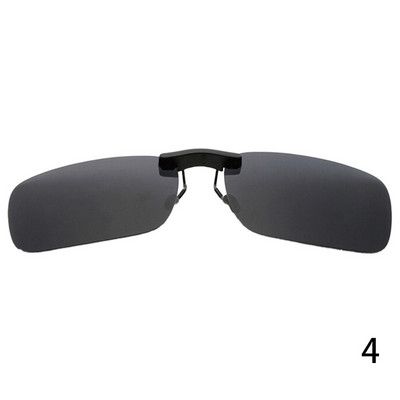 Unisex Polarized Clip σε γυαλιά ηλίου Near-sighted Driving Night Vision Lens Anti-UVA Anti-UVB Cycling Riding Riding Sunglasses