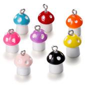 10Pcs/Lot 11x18mm gljiva privjesci privjesci DIY nalazi privjesak za ključeve narukvice privjesak za ogrlicu pribor za izradu nakita