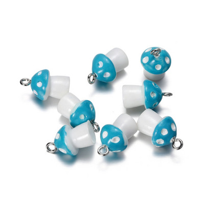 10Pcs/Lot 11x18mm gljiva privjesci privjesci DIY nalazi privjesak za ključeve narukvice privjesak za ogrlicu pribor za izradu nakita