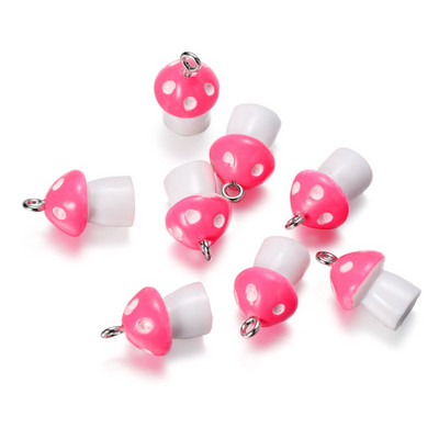 10Pcs/Lot 11x18mm gljiva privjesci privjesci DIY nalazi privjesak za ključeve narukvice privjesak za ogrlicu pribor za izradu nakita