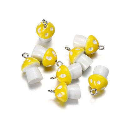 10Pcs/Lot 11x18mm gljiva privjesci privjesci DIY nalazi privjesak za ključeve narukvice privjesak za ogrlicu pribor za izradu nakita