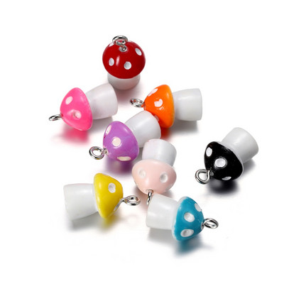 10Pcs/Lot 11x18mm gljiva privjesci privjesci DIY nalazi privjesak za ključeve narukvice privjesak za ogrlicu pribor za izradu nakita