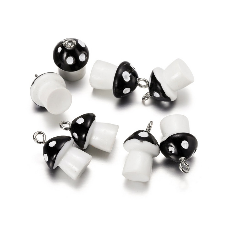 10Pcs/Lot 11x18mm gljiva privjesci privjesci DIY nalazi privjesak za ključeve narukvice privjesak za ogrlicu pribor za izradu nakita