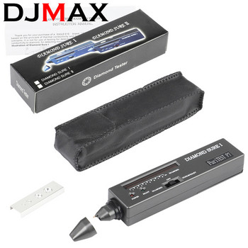 DJMAX Професионален високоточен тестер за диаманти 2/3 Gemstone Gem Selector Jewelry Watcher Tool LED Diamond Indicator Test Pen