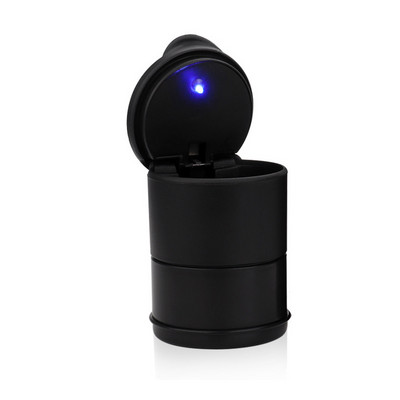 1 ΤΕΜ Φορητό LED καπνού σταχτοδοχείου αυτοκινήτου Αξεσουάρ αυτοκινήτου για στάχτη τσιγάρου που συγκρατεί αυτόματο φως ενδεικτική λυχνία Τασάκι για ποτηροθήκη αυτοκινήτου Αξεσουάρ αυτοκινήτου