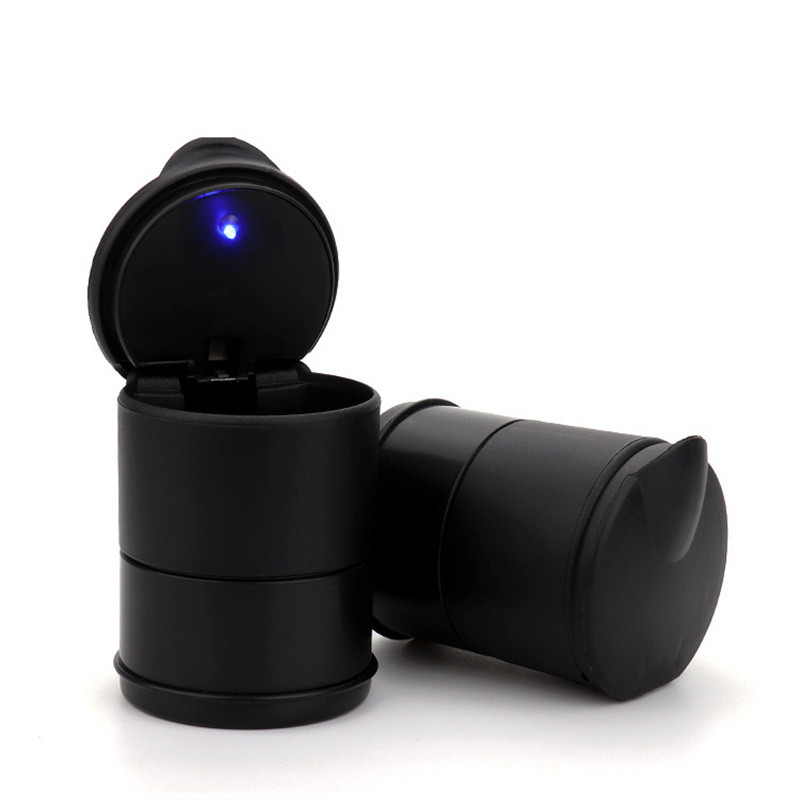 1 ΤΕΜ Φορητό LED καπνού σταχτοδοχείου αυτοκινήτου Αξεσουάρ αυτοκινήτου για στάχτη τσιγάρου που συγκρατεί αυτόματο φως ενδεικτική λυχνία Τασάκι για ποτηροθήκη αυτοκινήτου Αξεσουάρ αυτοκινήτου