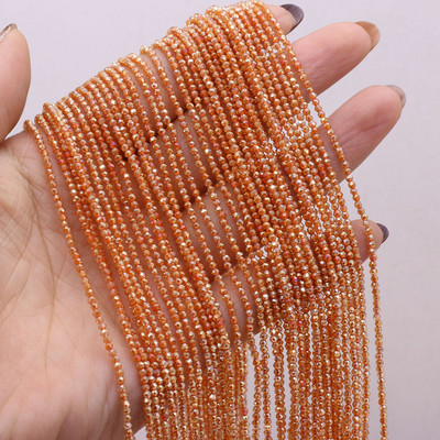 5db Természetes kő kristály színű bevonat csiszolt kis gyöngy többszínű 38 cm gyöngyös divatos DIY nyaklánc karkötő varázsékszer ajándék