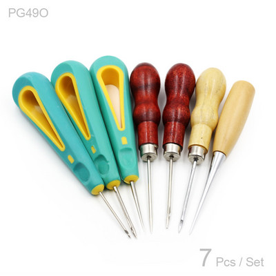 Siuvimo įrankių rinkinys Didelis 0,8 mm apvalus vaškuotas siūlas ir įvairios ylos, skirtos odiniams batsiuvio batams, krepšiams, susiuvimo taisymui, prasiskverbiamam padui