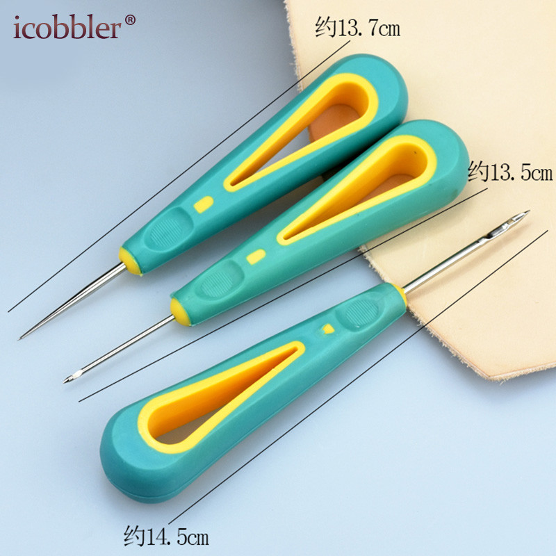 Siuvimo įrankių rinkinys Didelis 0,8 mm apvalus vaškuotas siūlas ir įvairios ylos, skirtos odiniams batsiuvio batams, krepšiams, susiuvimo taisymui, prasiskverbiamam padui