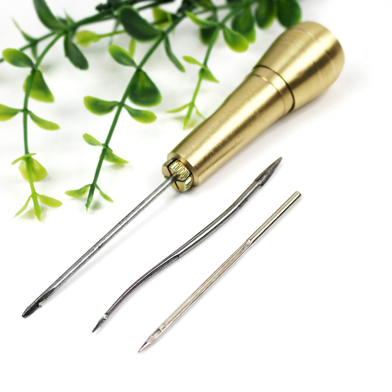 Siuvimo įrankių rinkinys Didelis 0,8 mm apvalus vaškuotas siūlas ir įvairios ylos, skirtos odiniams batsiuvio batams, krepšiams, susiuvimo taisymui, prasiskverbiamam padui