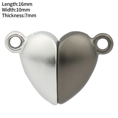 Nerūdijančio plieno magnetiniai užsegimai Sidabriniai magnetiniai galo užsegimo jungtis papuošalų kūrimo žavesiui „pasidaryk pats“ odinio laido apyrankių priedai