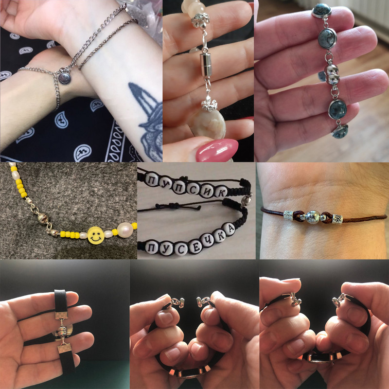 Nerūdijančio plieno magnetiniai užsegimai Sidabriniai magnetiniai galo užsegimo jungtis papuošalų kūrimo žavesiui „pasidaryk pats“ odinio laido apyrankių priedai