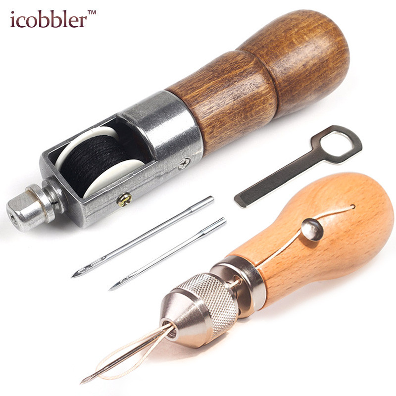 Instrument de piele Artizanat profesionist Cusut cusut consumabile conuri, reparare Instrument de cusătură plată DIY Artizanat din piele Țesătură grea, pânză, pantofi