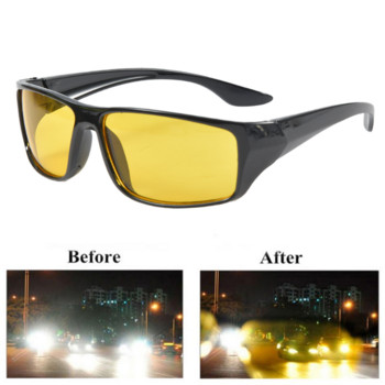 Γυαλιά ηλίου νυχτερινής όρασης αυτοκινήτου Αντιθαμβωτικά γυαλιά οδήγησης μοτοσικλέτας Προστασία από υπεριώδη ακτινοβολία Γυαλιά ηλίου Γυαλιά ηλίου Αξεσουάρ αυτοκινήτου