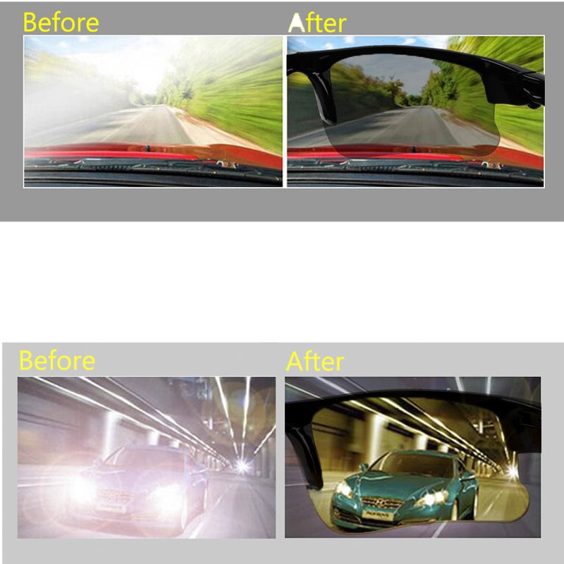 Γυαλιά νυχτερινής όρασης Προστατευτικά γρανάζια γυαλιά ηλίου Νυχτερινή όραση Οδηγοί γυαλιά οδήγησης γυαλιά οδήγησης Εσωτερικά αξεσουάρ Αντιθαμβωτική