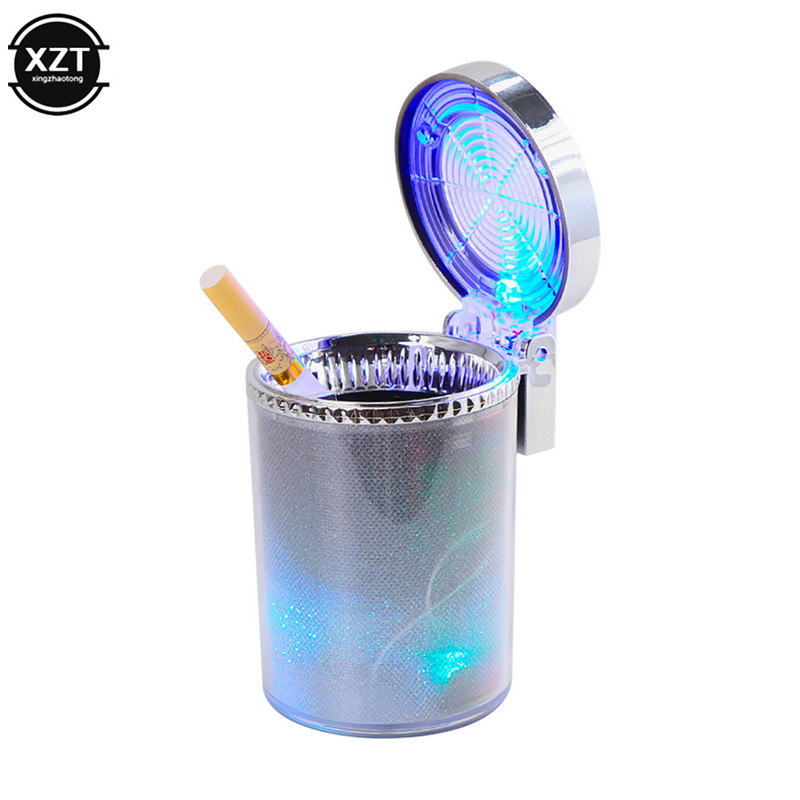 Auto tuhatoos LED-valgusega sigari tuhatoosiga auto värviline lahe tuhatoos sigaretitopsi hoidja hoiutopsi autotarbed